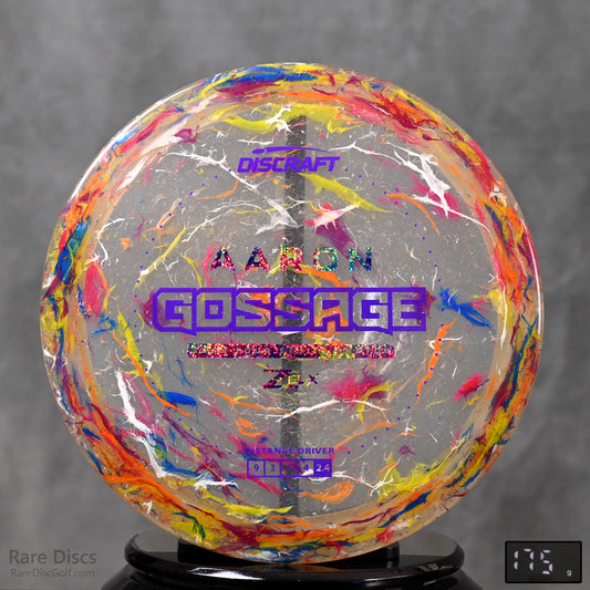 Aaron Gossage Raptor  Discraft Jawbreaker Z FLX 2024 Tour Series Disc Golf Frisbee Disc Rare Discs