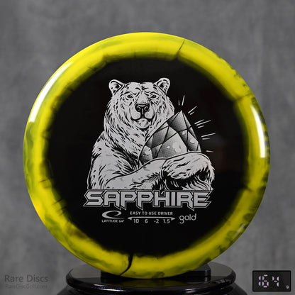 Latitude 64 Sapphire - Gold Orbit Inverted Stamp