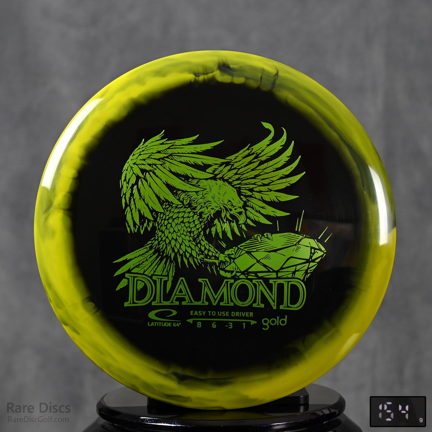 Latitude 64 Diamond - Gold Orbit Inverted Stamp