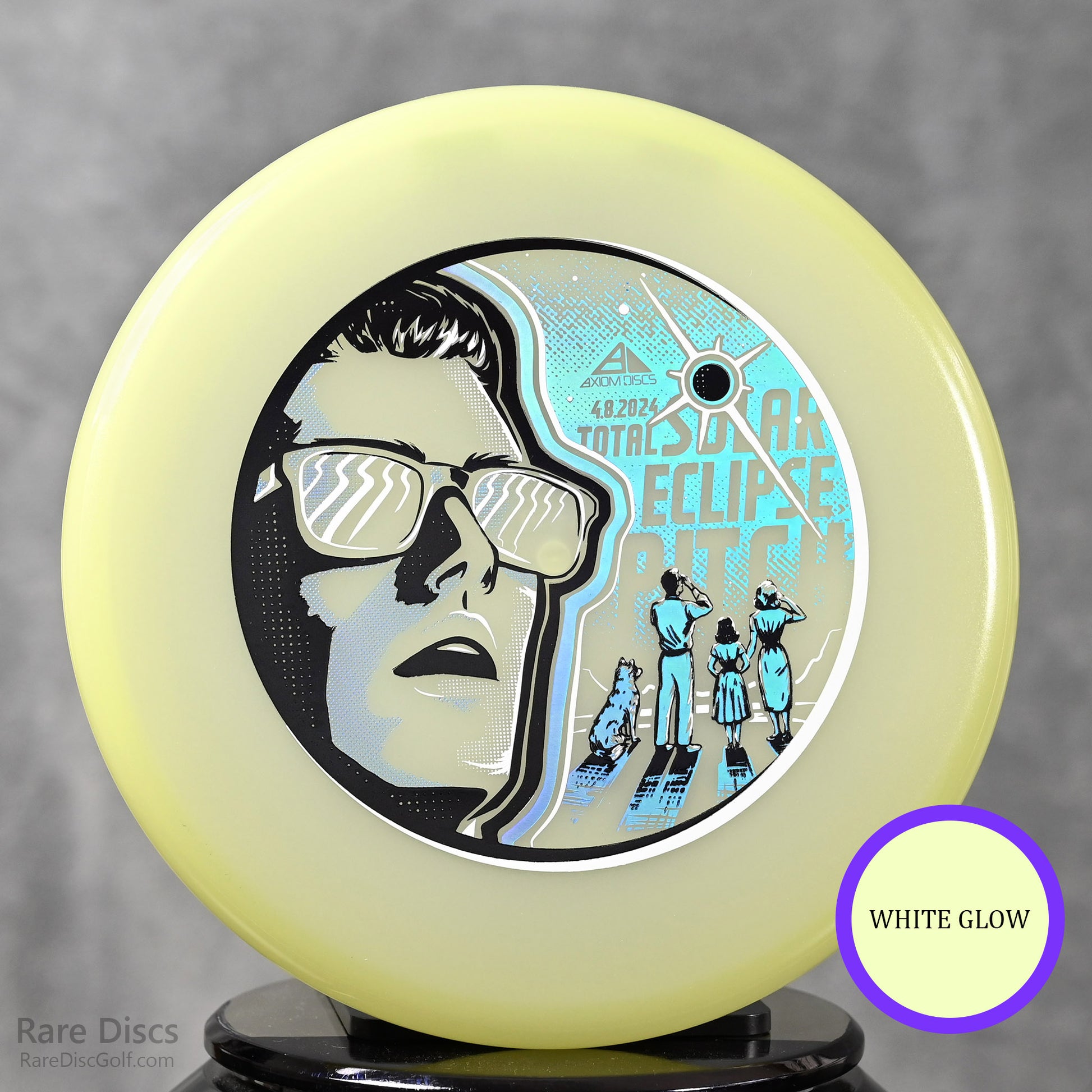 Axiom Pitch Total Eclipse Rare Discs First Run Limited Edition Glow Disc Golf Frisbee