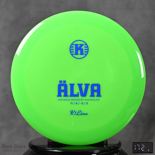 Kastaplast Alva straight flying disc golf driver K1 plastic Rare Discs Canada