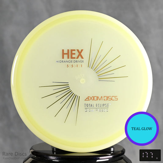 Axiom Hex Total Eclipse colour glow in the dark golf disc Rare Discs Canada