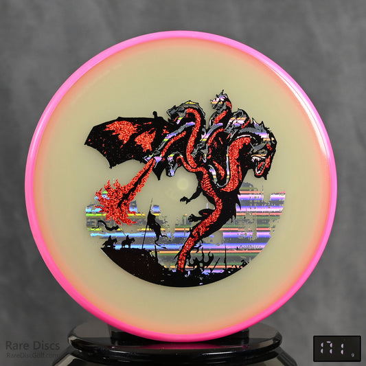 Axiom Discs Envy Disc Golf Putter Glow in the Dark Eclipse 2.0 Special Edition Dragon Stamp Rare Discs Canada