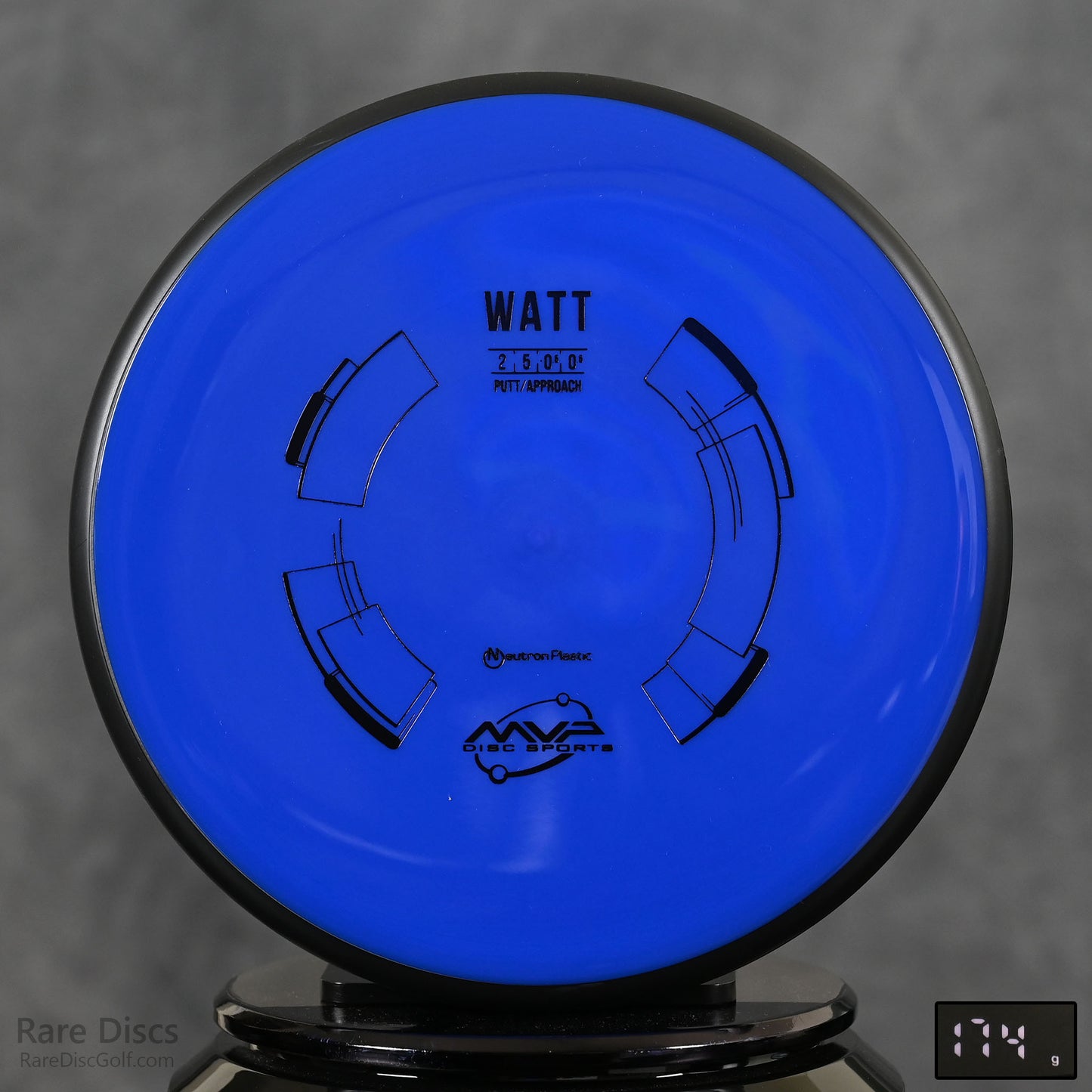 MVP Watt premium plastic straight flying disc golf putter 