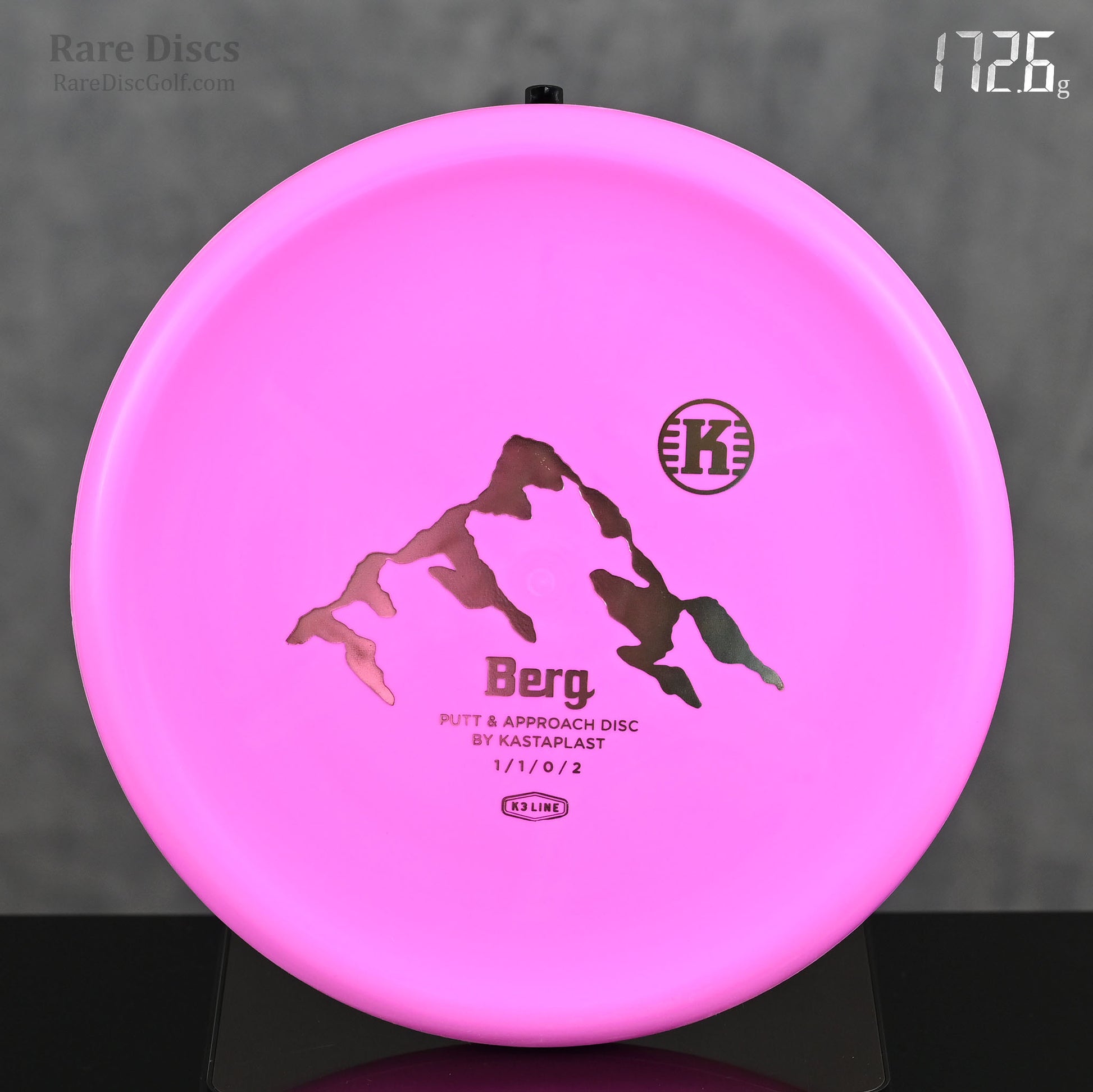 Kastaplast Berg K3 Disc Golf Putter Pink Mountain Rare Discs Canada