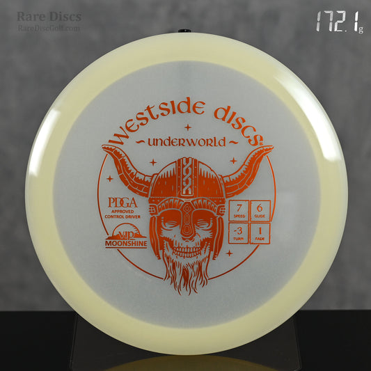 Westside Discs Underworld Moonshine Glow in the Dark Disc Golf Frisbee Skull Viking Stamp Rare Discs Canada