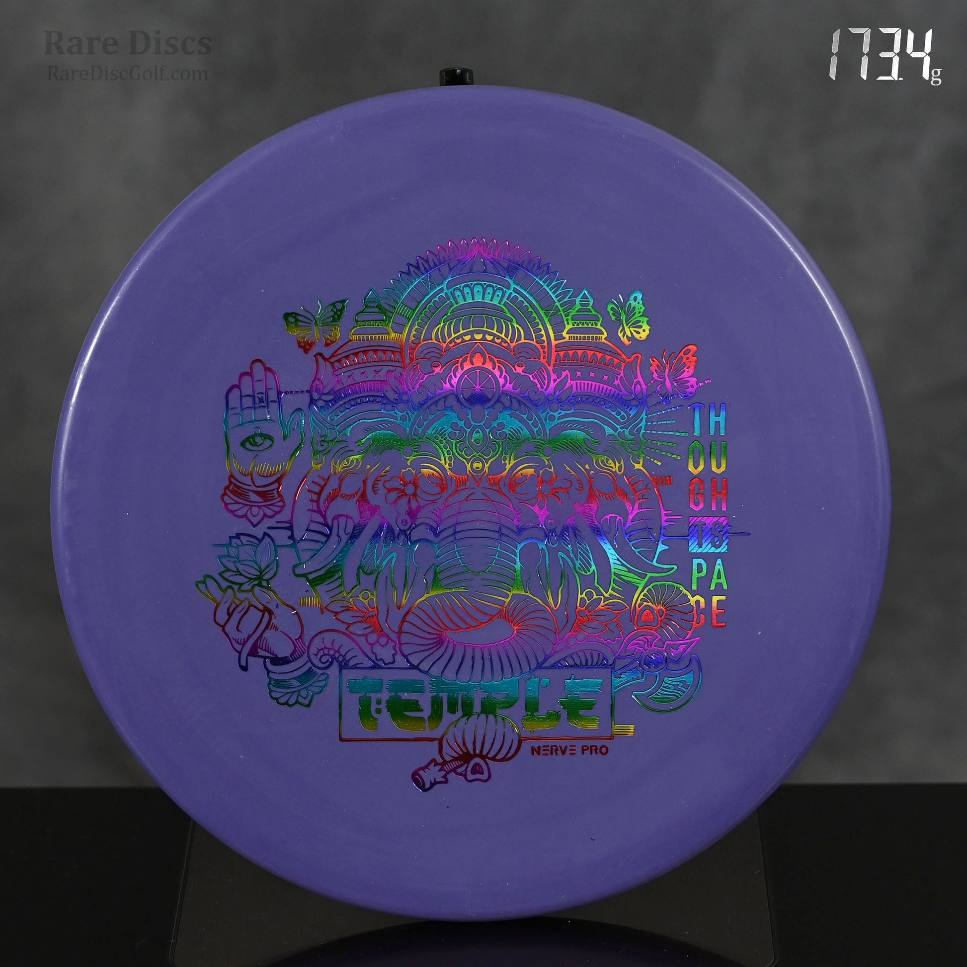 Thought Space Temple Nerve Pro plastic made in USA disc golf approach disc elephant stamp rare  discs canada