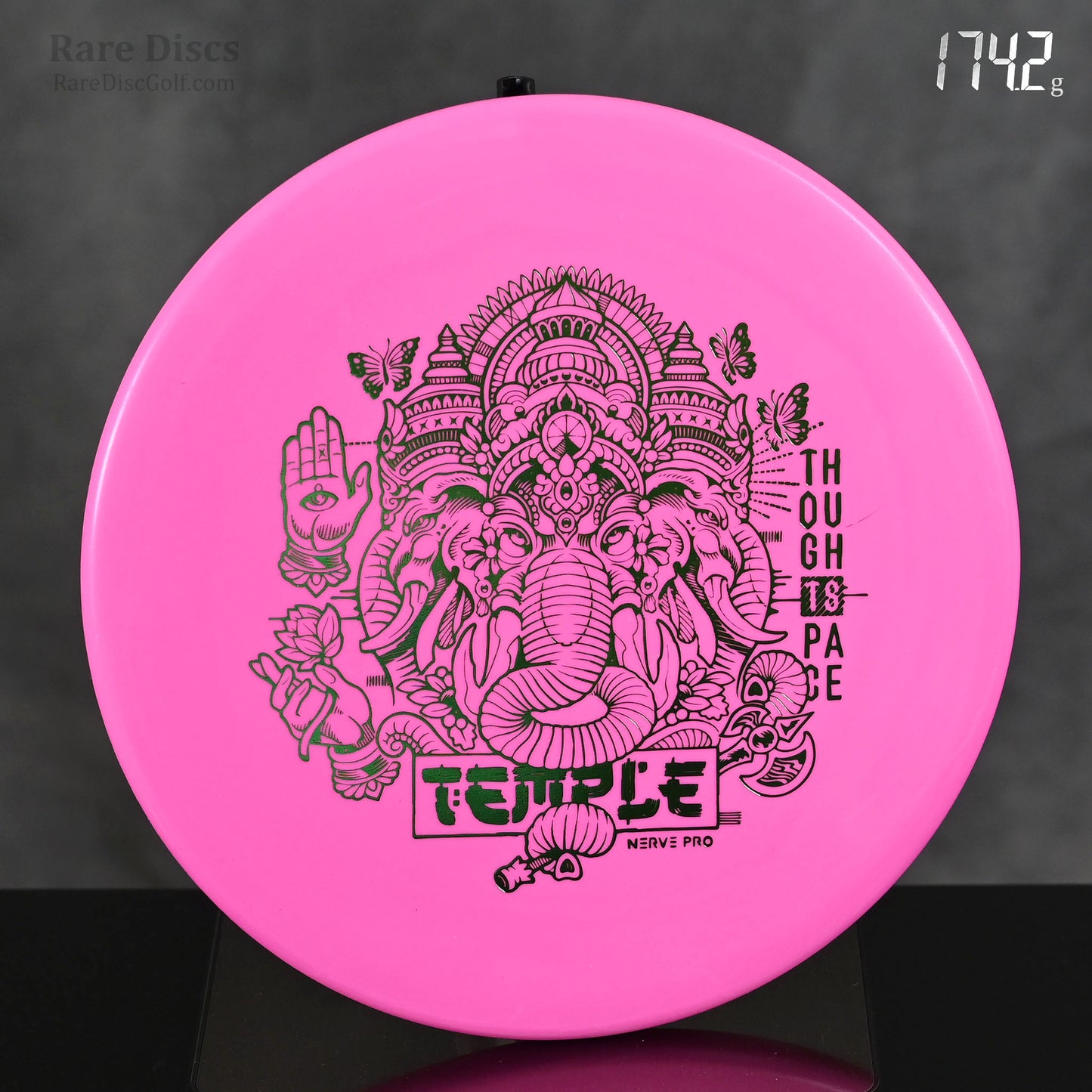 Thought Space Temple Nerve Pro plastic made in USA disc golf approach disc elephant stamp rare  discs canada