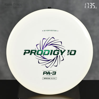 Prodigy PA-3 Special Blend plastic gold disc straight flying putter premium plastic 10 year anniversary rare discs canada