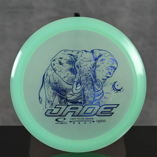 Latitude 64 Jade moonshine glow in the dark easy to throw distance driver for beginners and intermediate players, lightweight golf disc Rare Discs Canada