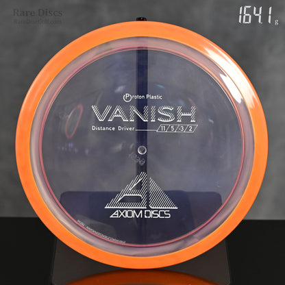 axiom vanish easy to throw disc golf distance driver in premium plastic rare discs canada