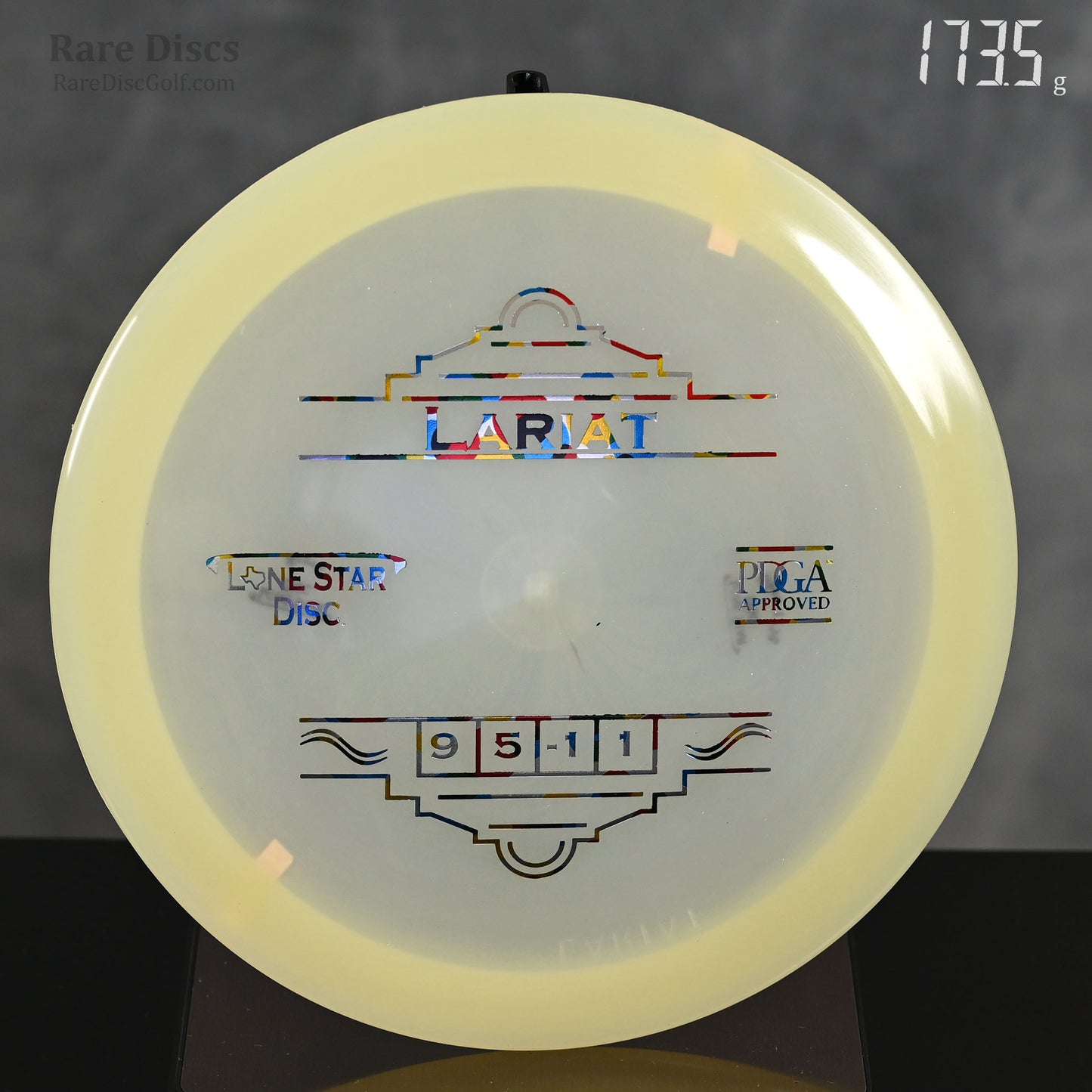 Lone Star Discs lariat disc golf fairway driver straight flying neutral glow in the dark Rare Discs Canada 