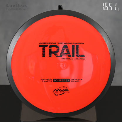 MVP Trail Neutron disc golf distance driver straight flying James Conrad Rare Discs Canada