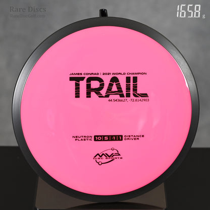 MVP Trail Neutron disc golf distance driver straight flying James Conrad Rare Discs Canada