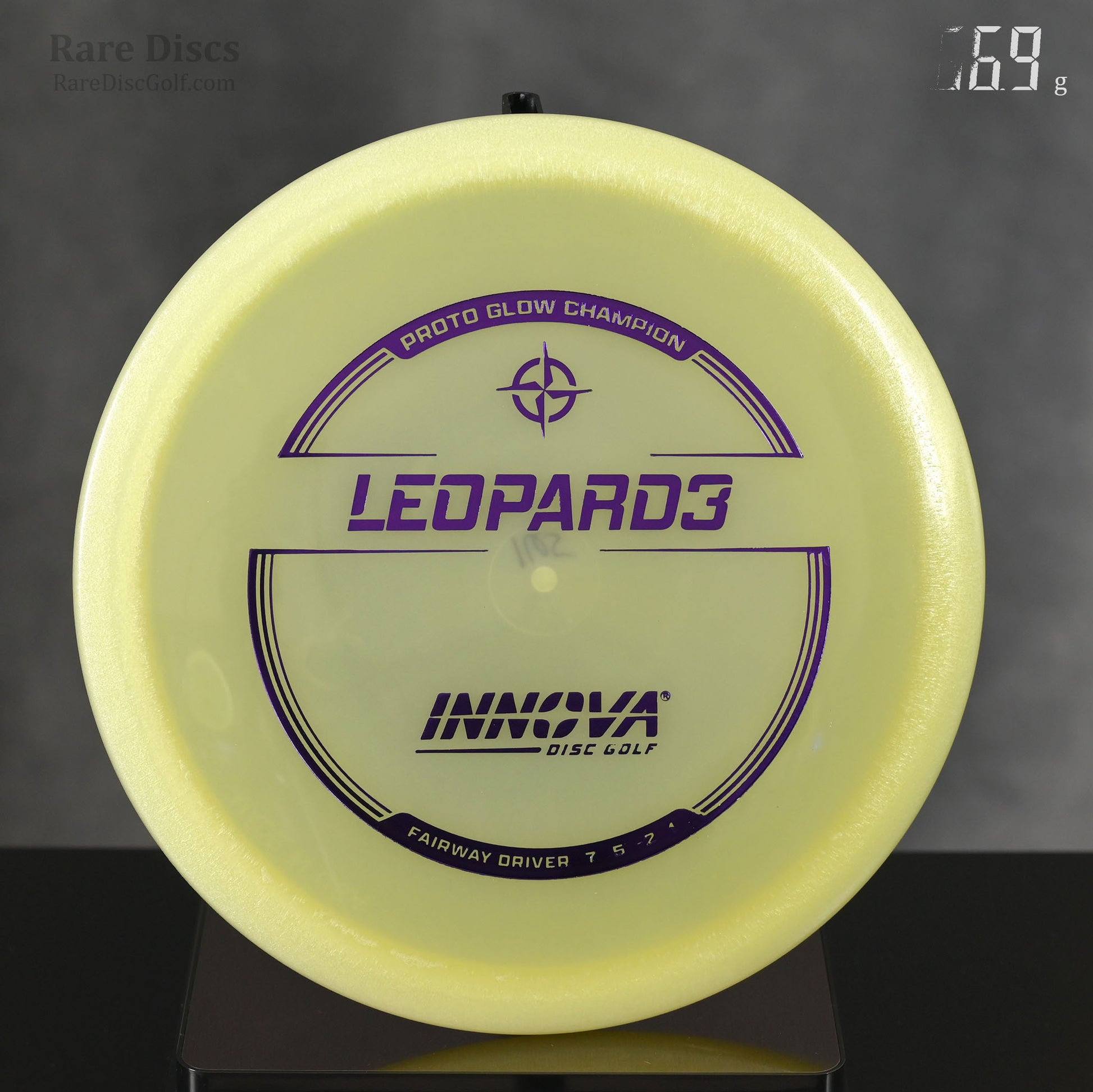 Innova Proto Glow Champion Leopard3 Rare Discs flippy fairway driver easy to throw night disc golf frisbee Rare Discs Canada