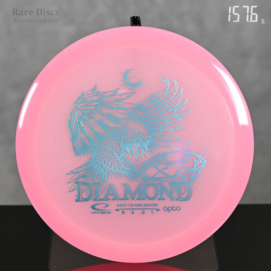 Rare Discs Latitude64 Diamond disc golf frisbee for beginners easy to throw eagle gem stamp glow in the dark Moonshine plastic Canadian Shop