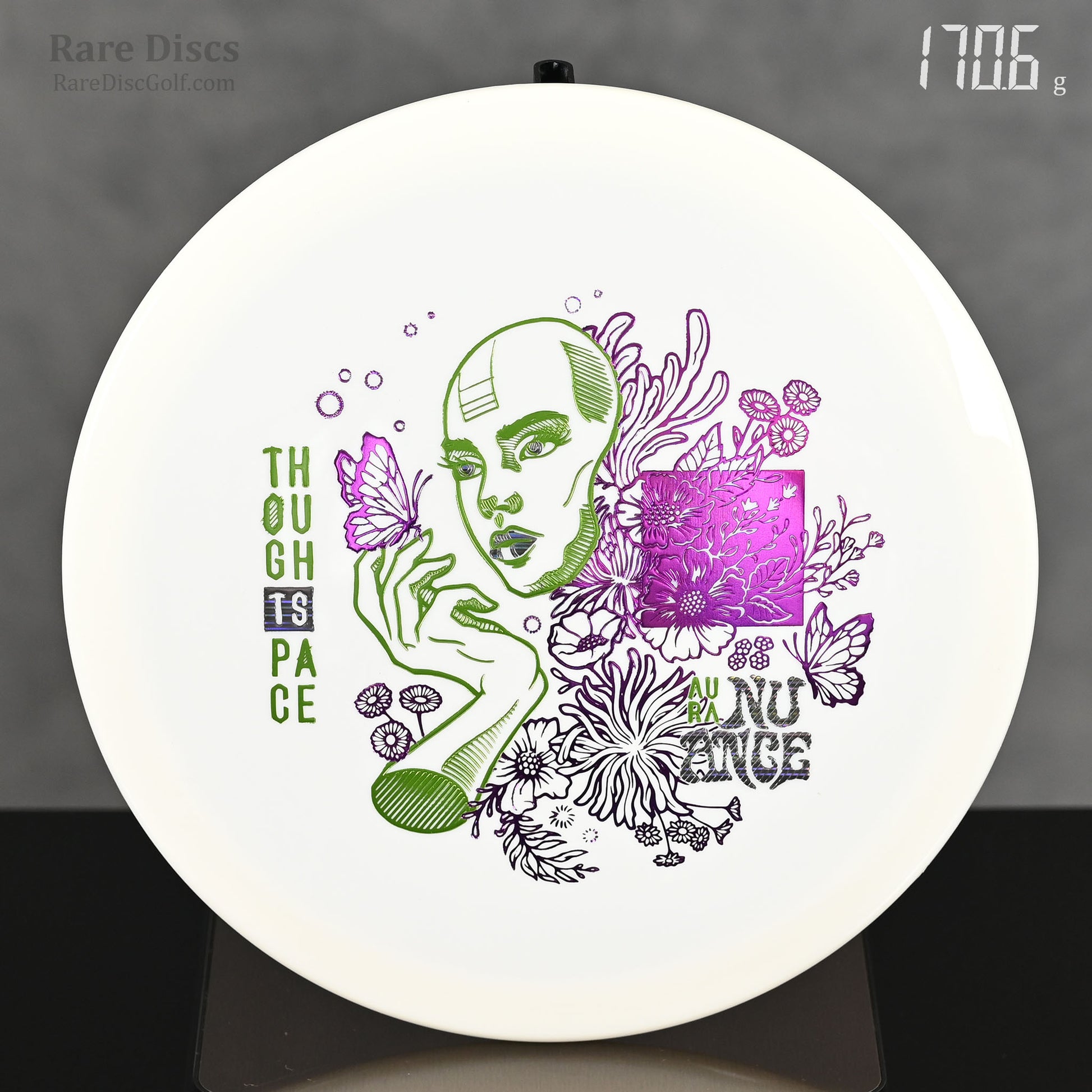 Thought Space Athletics Nuance aura mask flowers butterfly stamp flippy disc golf fairway driver Rare Discs Canada