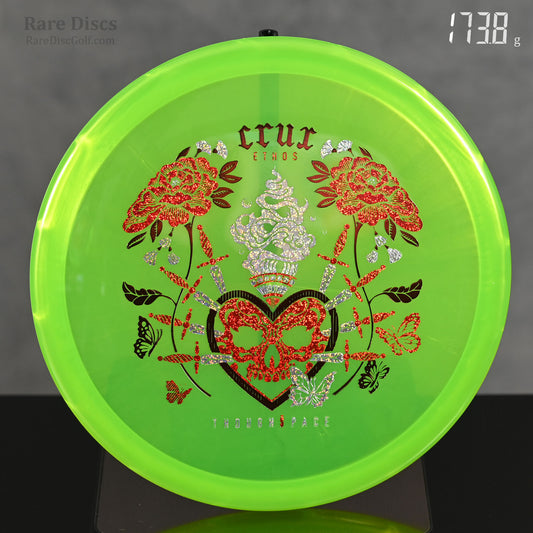 Thought Space Athletics TSA Crux overstable midrange skull and roses stamp disc golf sport equipment Rare Discs Canada