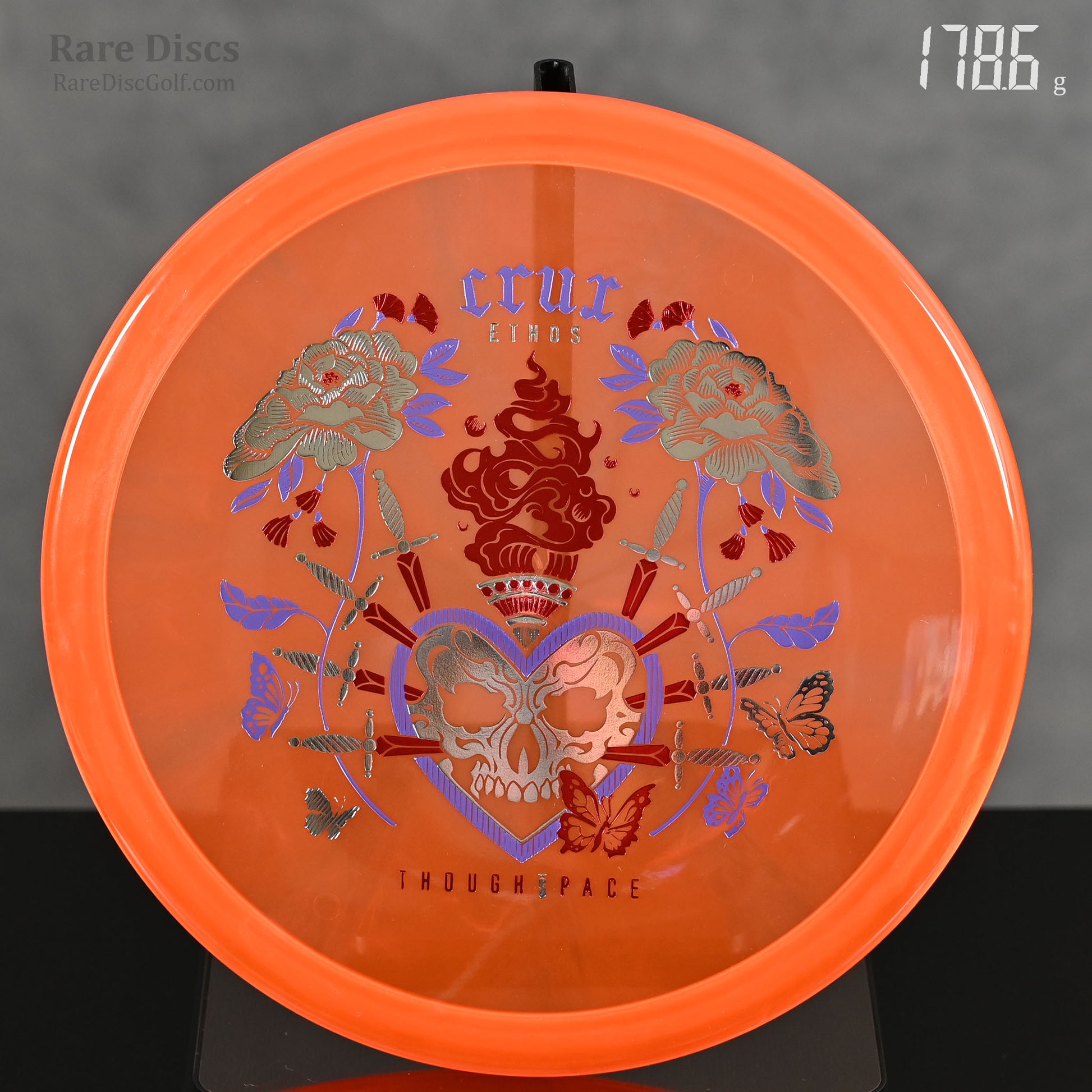 Thought Space Athletics TSA Crux overstable midrange skull and roses stamp disc golf sport equipment Rare Discs Canada