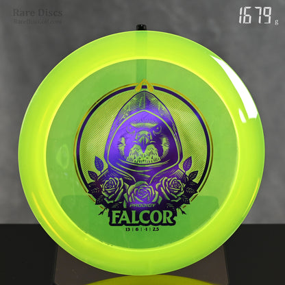 Prodigy Airborne Falcor 2024 Cale Leviska disc golf driver Hawk and Roses Stamp Rare Discs Canada