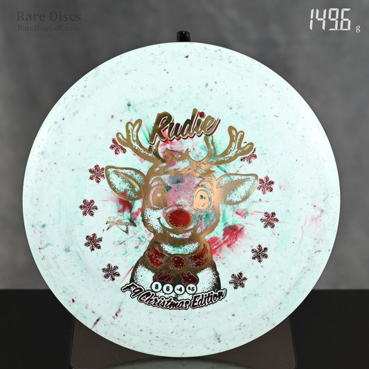 Prodigy F9 flippy fairway driver disc golf with Rudolph the Reindeer stamp Rare Discs Canada