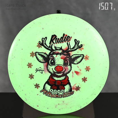 Prodigy F9 flippy fairway driver disc golf with Rudolph the Reindeer stamp Rare Discs Canada