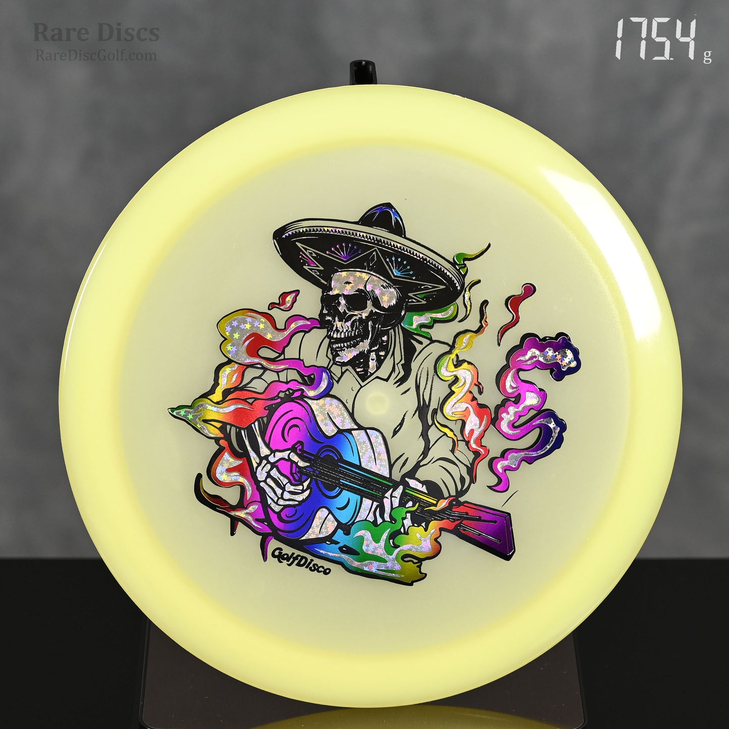 Streamline Lift eclipse 2.0 glow with skeleton sombrero guitar stamp Rare Discs Canada frisbee golf shop