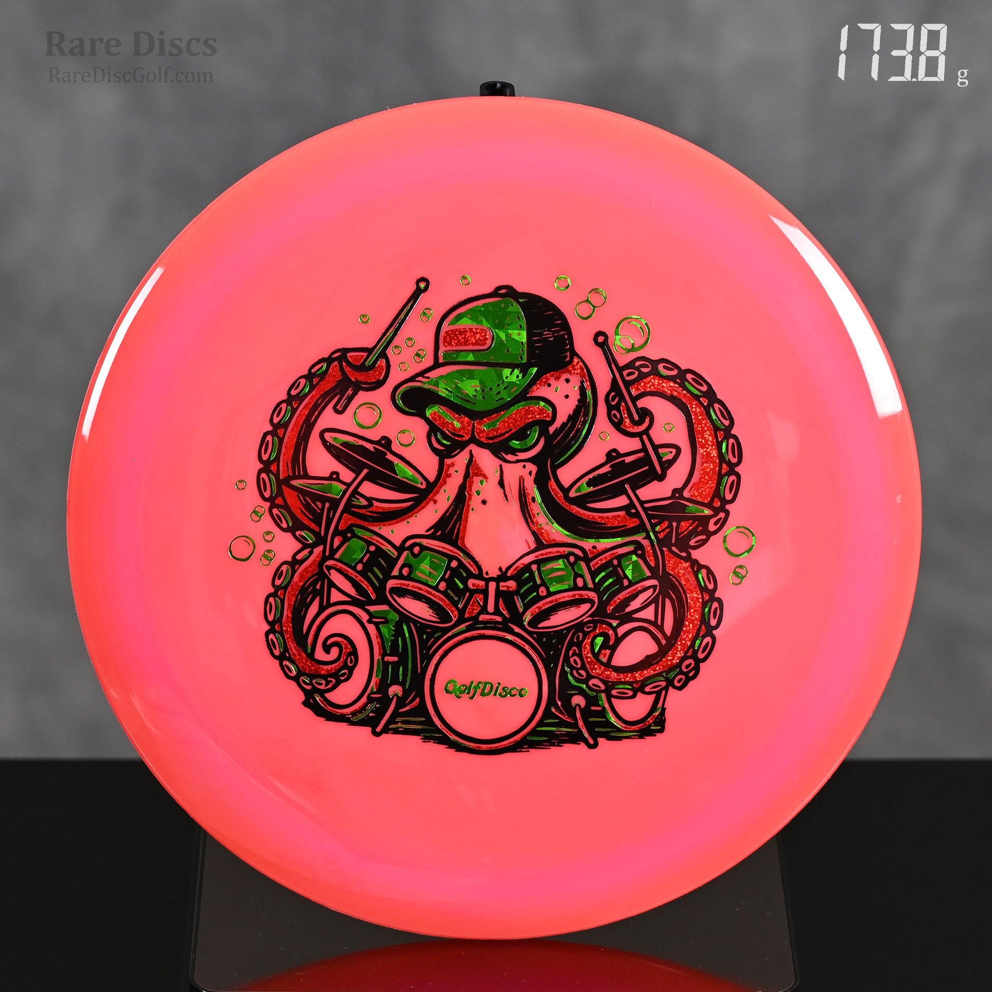 Streamline Jet understable distance driver for disc golf with octopus drummer stamp Rare Discs Canada