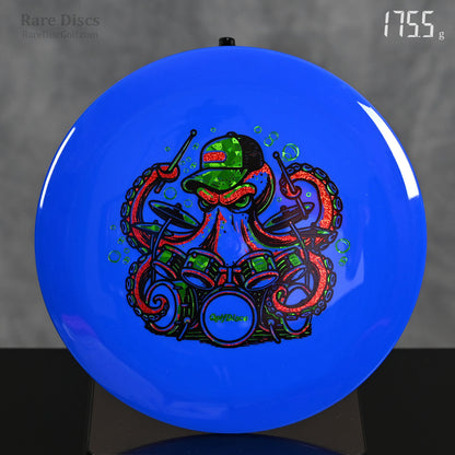 Streamline Jet understable distance driver for disc golf with octopus drummer stamp Rare Discs Canada