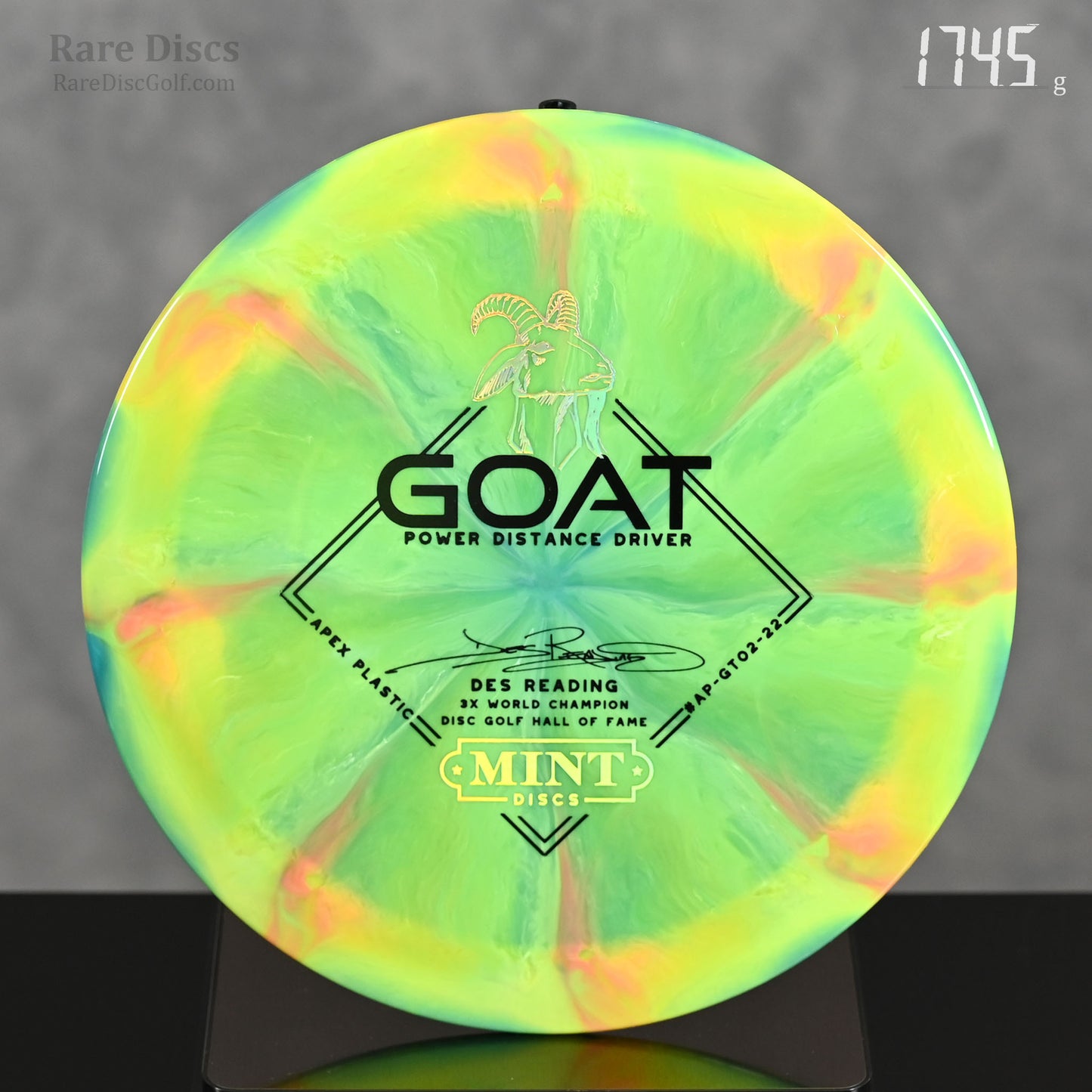 Mint Discs Goat overstable disc golf distance driver Available at Rare Discs Canada