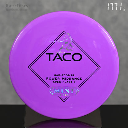 Mint Discs Taco frisbee golf mid-range overstable at Rare Discs Canada