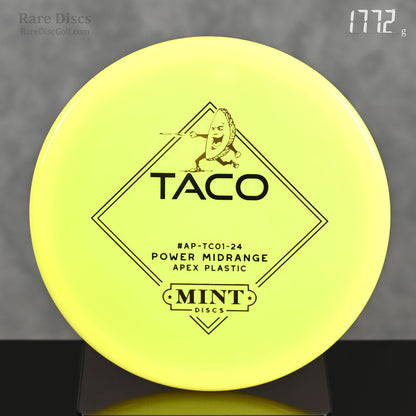 Mint Discs Taco frisbee golf mid-range overstable at Rare Discs Canada