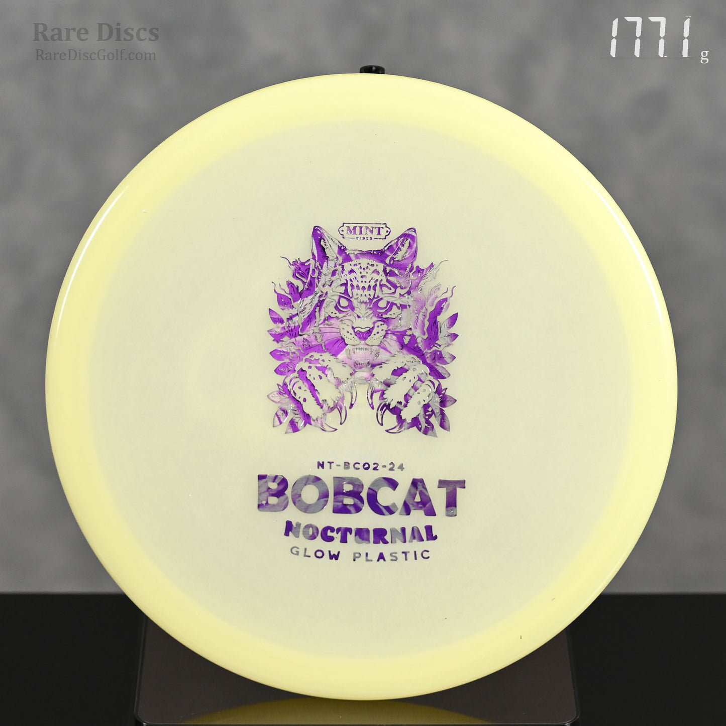 Mint Discs Bobcat overstable disc golf midrange in Glow Plastic Rare Discs Canada