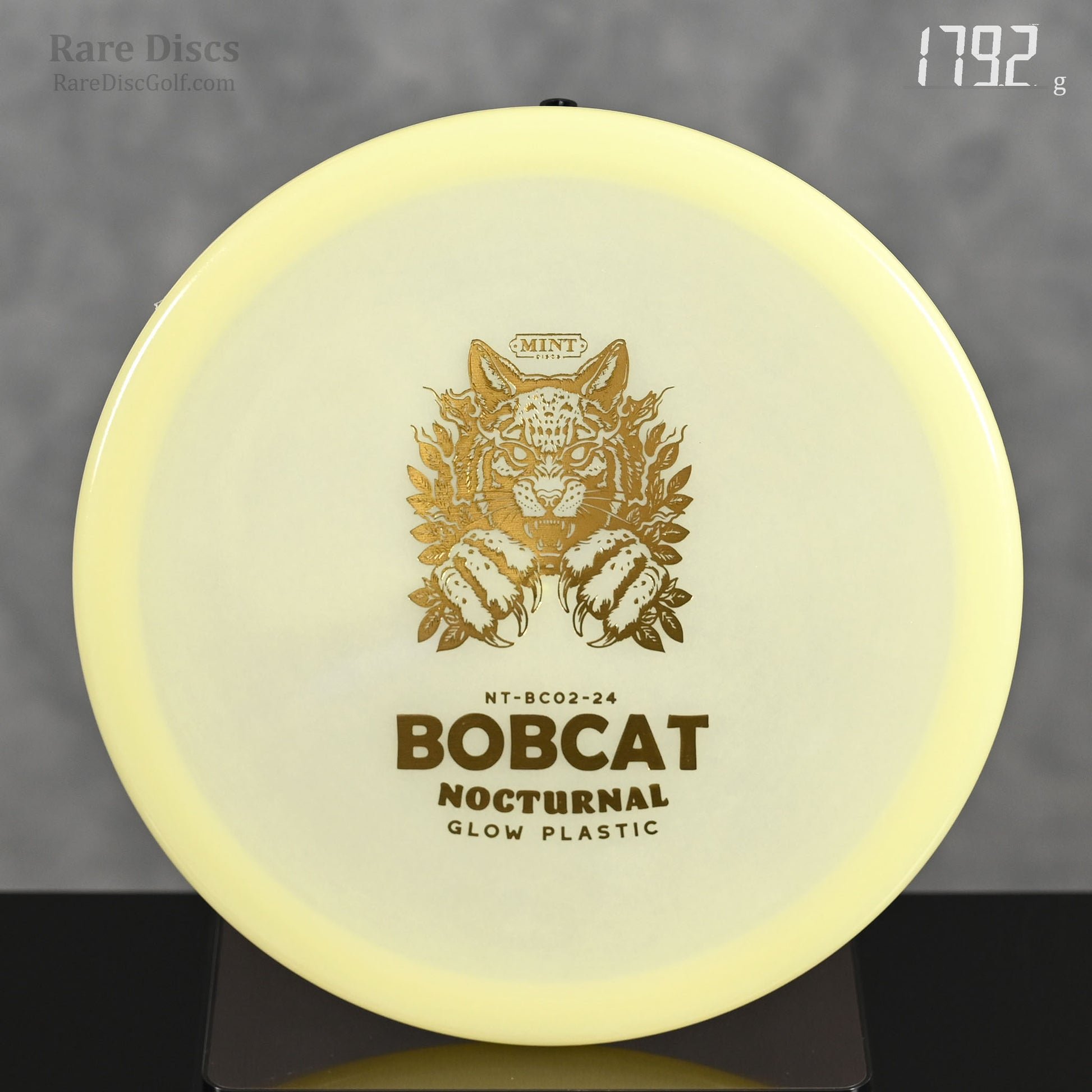 Mint Discs Bobcat overstable disc golf midrange in Glow Plastic Rare Discs Canada