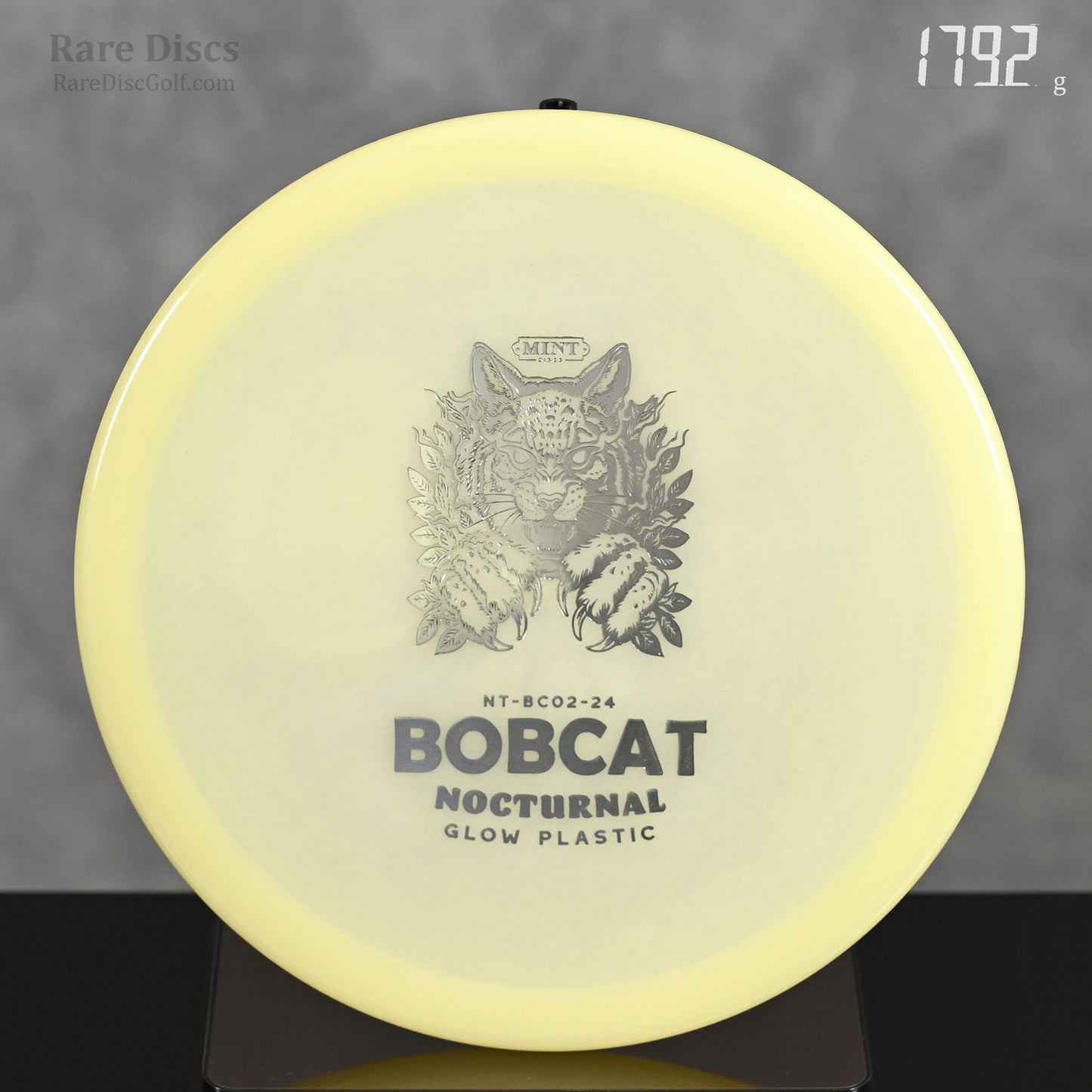 Mint Discs Bobcat overstable disc golf midrange in Glow Plastic Rare Discs Canada