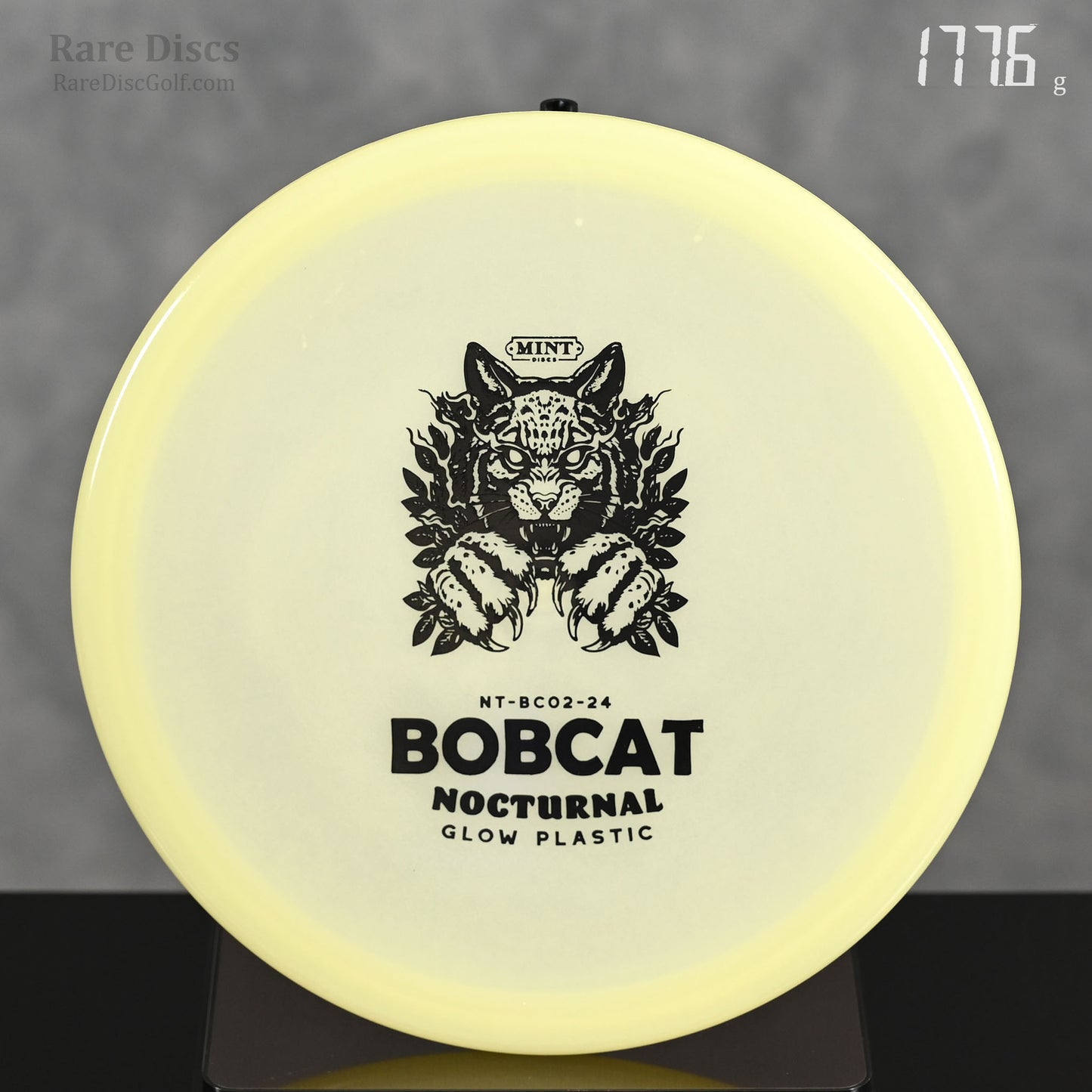 Mint Discs Bobcat overstable disc golf midrange in Glow Plastic Rare Discs Canada