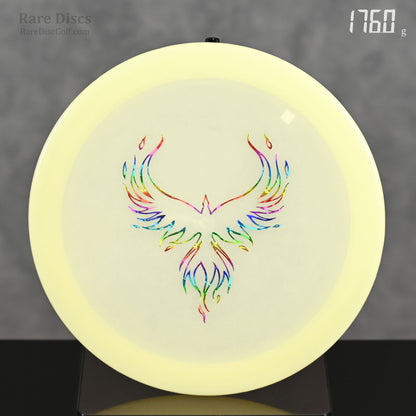 Mint Discs Phoenix overstable disc golf driver at Rare Discs Canada glow in the dark