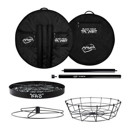 MVP Black Hole Pro with Transit Carrying Case - Disc Golf Practice Basket