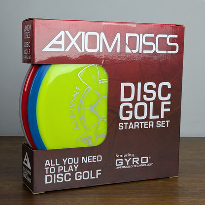 Axiom Premium disc golf starter set - front view