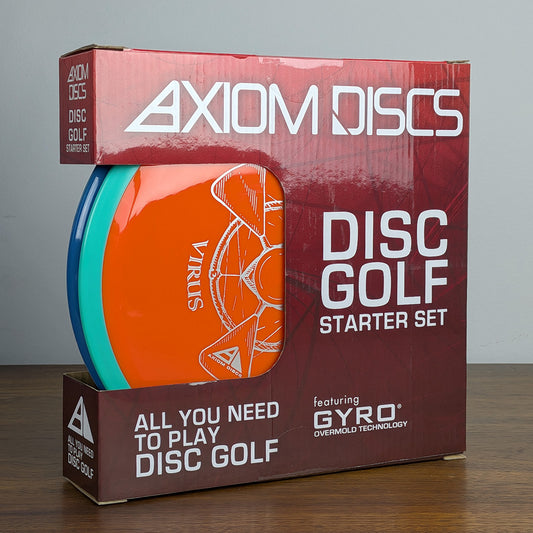Axiom Premium disc golf starter set - front view