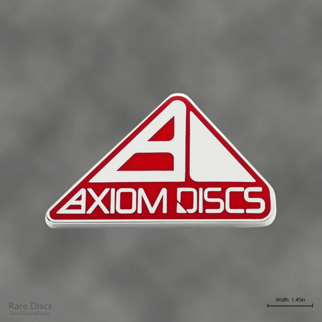 Axiom Discs Red Enamel Pin Logo