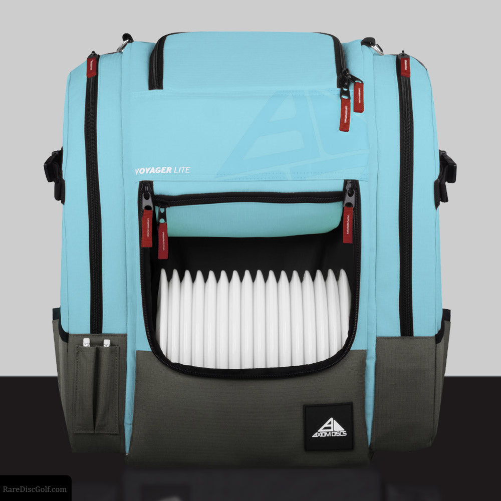 Axiom Voyager Lite disc golf backpack with upgraded straps and ripstop material