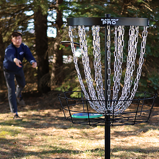 MVP Black Hole Pro with Transit Carrying Case - Disc Golf Practice Basket