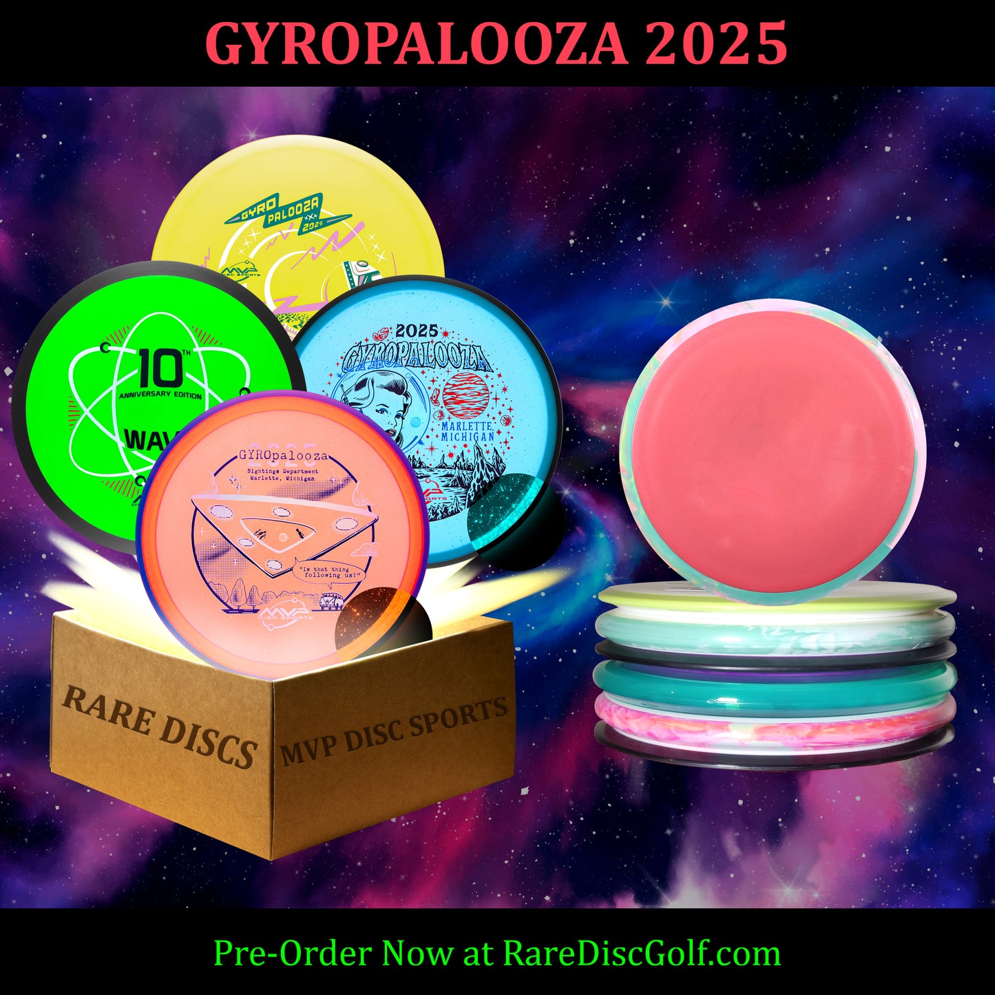 Gyropalooza 2025 pre-orders at Rare Discs! Buy the 2025 MVP mystery box for black friday in Canada