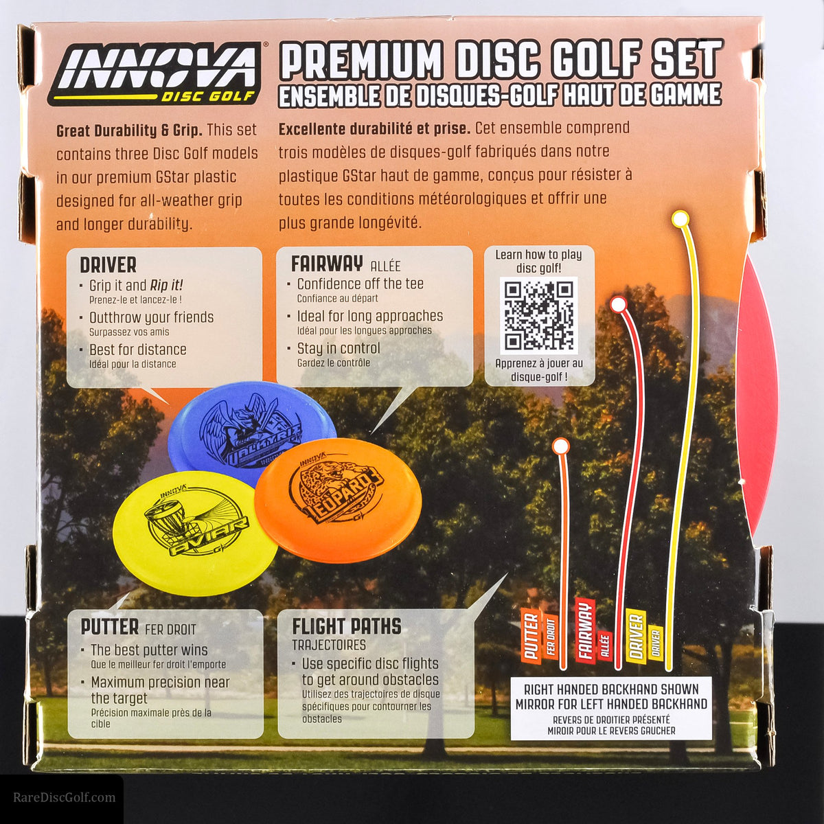 Innova G-Star Premium 3-disc starter set rare discs canada back side