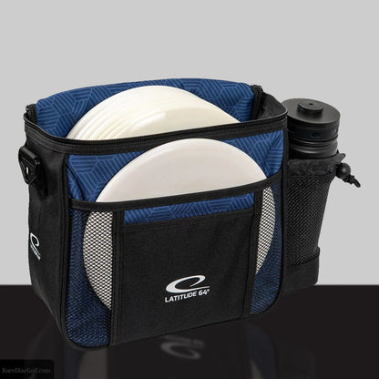 Latitude 64 Slim bag, blue, with discs in it