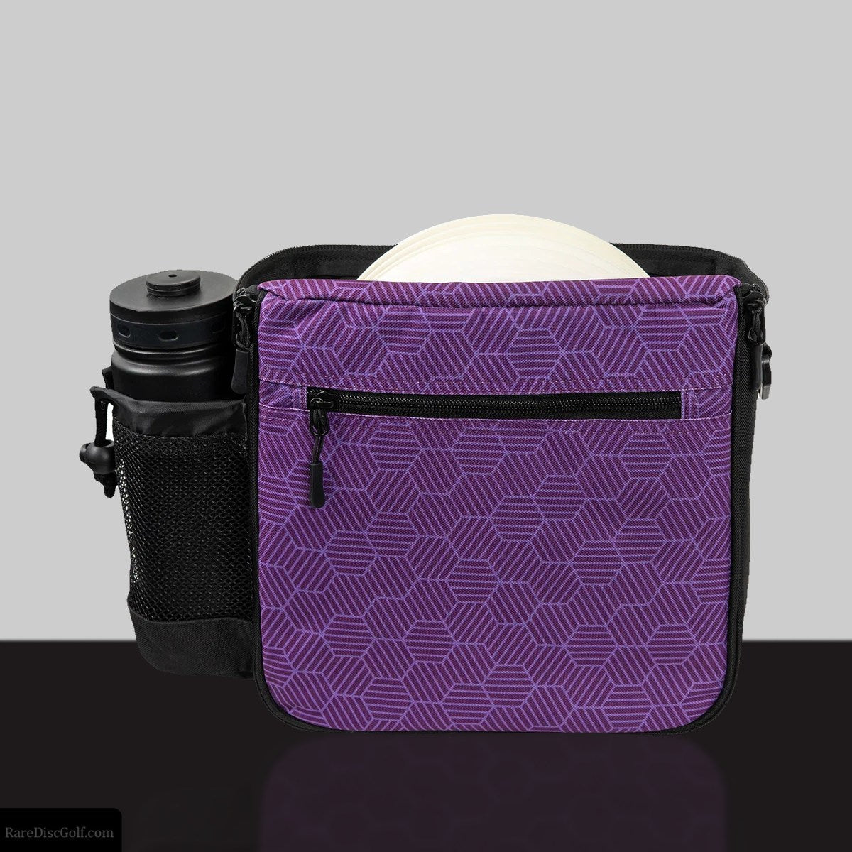 Latitude 64 Slim bag purple, back pocket