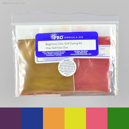 Pro chemical and dye beginners disc golf dyeing kit for disc golf art colour custom Rare Discs Canada