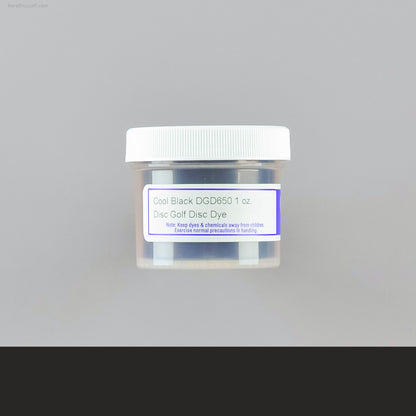 Pro Chemical and Dye neon colours UV reactive disc golf dyeing 1oz container for art customization DGD650 Cool Black