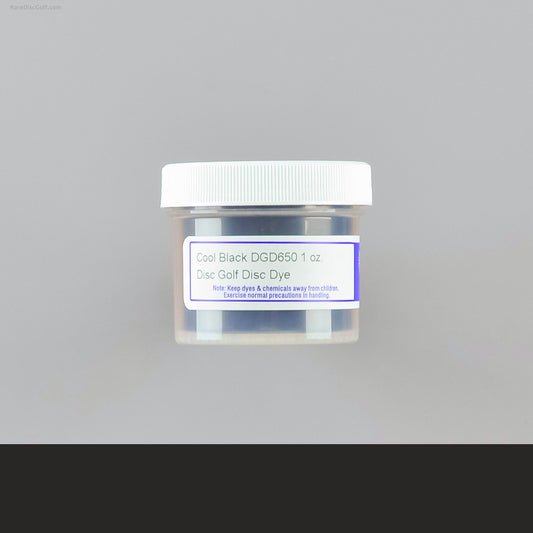 Pro Chemical and Dye neon colours UV reactive disc golf dyeing 1oz container for art customization DGD650 Cool Black